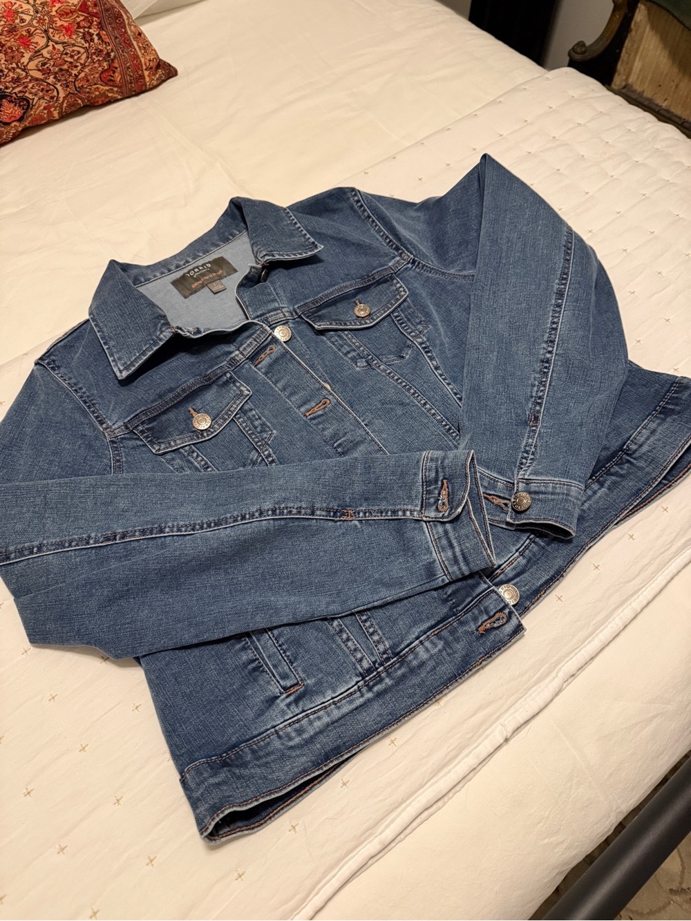 torrid stretch jean jacket 1x nwot